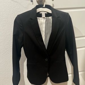 H&M black womens blazer
